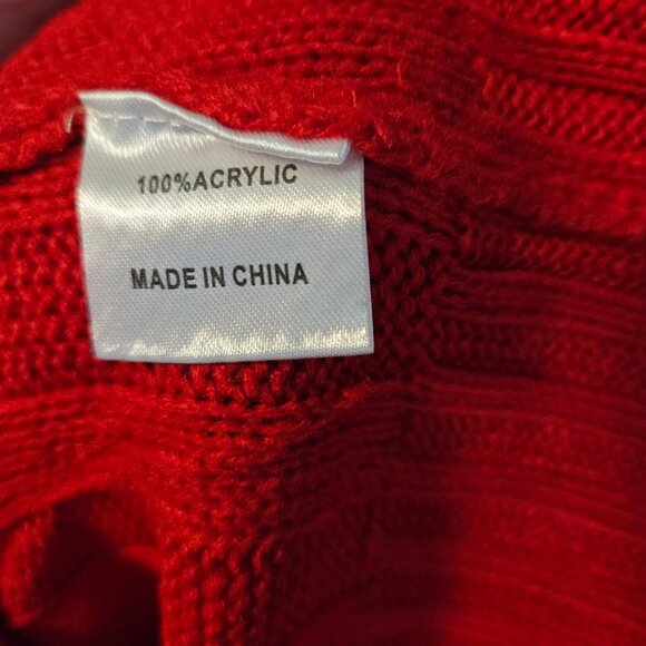 Merokeety Sweater Red XL - Picture 6 of 6